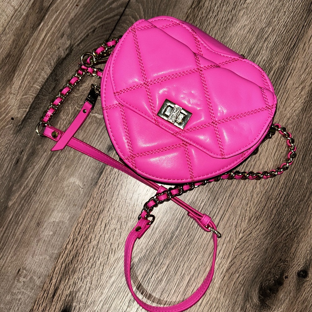 Steve Madden Heart Quilted Crossbody Bag